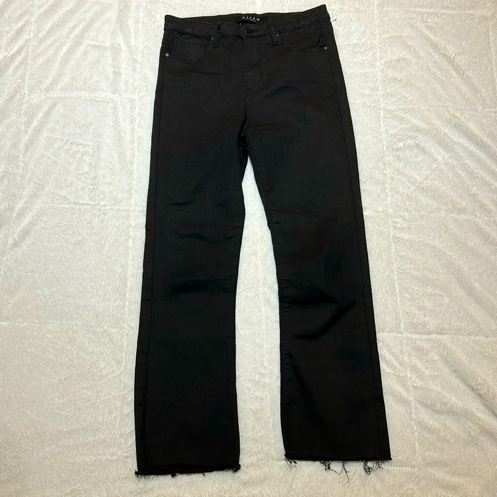 Risen Black Flare Leg Jeans